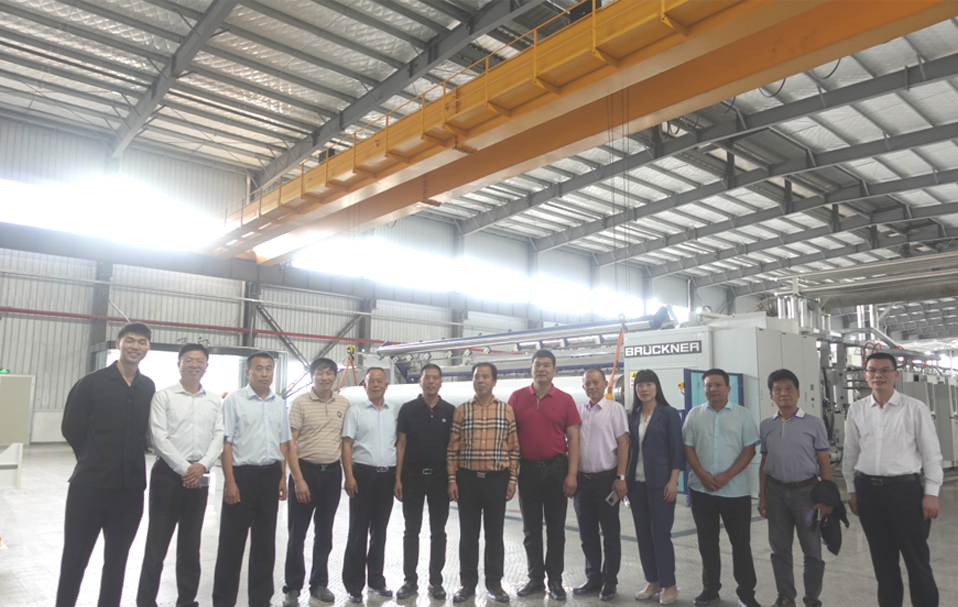 J9集团新资料科技工业园 BOPP薄膜出产线开机典礼隆沉进行